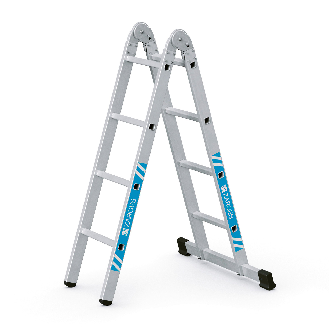 Zarges Mehrzweck-Klappleiter Combimaster X 2-teilig 2x4 Sprossen-Beschreibung lesen