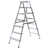 MUNK Doppelleiter 2x7 Stufen