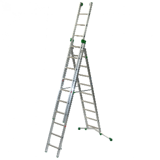 Facal Mehrzweckleiter SUPERPRIMA S600 3-teilig 9+10+10 Sprossen-Beschreibung lesen