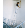 Klappleiter mit Rollen 4x6 Sprossen