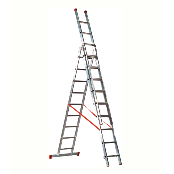 Facal Mehrzweckleiter 3-teilig GENIA S300 3x10 Sprossen-Beschreibung lesen
