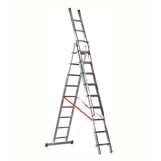 Facal Mehrzweckleiter 3-teilig GENIA S300 3x10 Sprossen-Beschreibung lesen