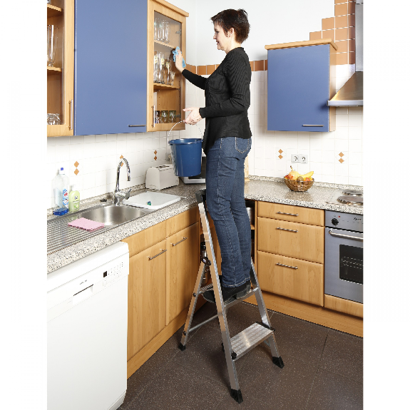 Krause Safepro Stufenstehleiter 2 Stufen Krause Safepro Stufenstehleiter 2 Stufen-Beschreibung lesen