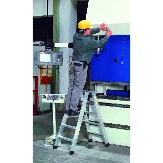 Zarges Bockleiter Seventec B 2x7 Stufen-Beschreibung lesen
