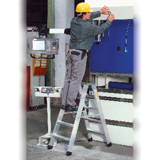 Zarges Bockleiter Seventec B 2x7 Stufen-Beschreibung lesen
