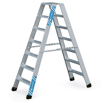 Zarges Bockleiter Seventec B 2x7 Stufen-Beschreibung lesen