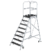MUNK Podestleiter fahrbar R13 Korund 8 Stufen MUNK Podestleiter fahrbar R13 Korund 8 Stufen