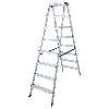 Krause Dopplo Stufen Doppelleiter 2x8 Stufen Krause Dopplo Stufen Doppelleiter 2x8 Stufen