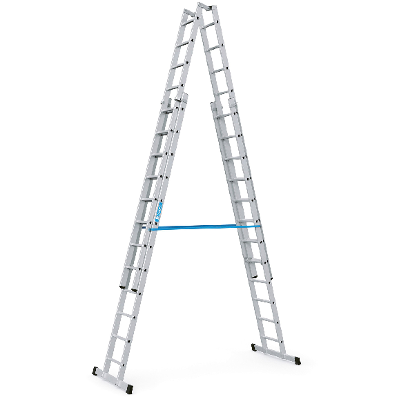 Mehrzweckleiter 4 x 12 Sprossen-Beschreibung lesen