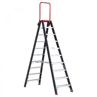 Altrex Taurus beidseitig begehbare Stufenleiter TDO 10 Stufen mit Bügel-Beschreibung lesen