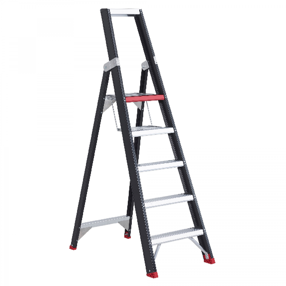 Altrex Taurus einseitig begehbare Stufenstehleiter TGB 5 Stufen-Beschreibung lesen