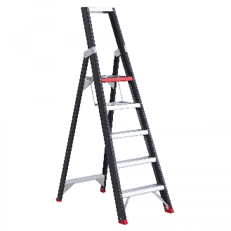 Altrex Taurus einseitig begehbare Stufenstehleiter TGB 5 Stufen-Beschreibung lesen