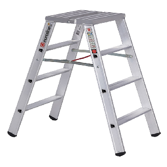 Euroline Premium 30581 Stufenstehleiter breit 2x4 Stufen-Beschreibung lesen