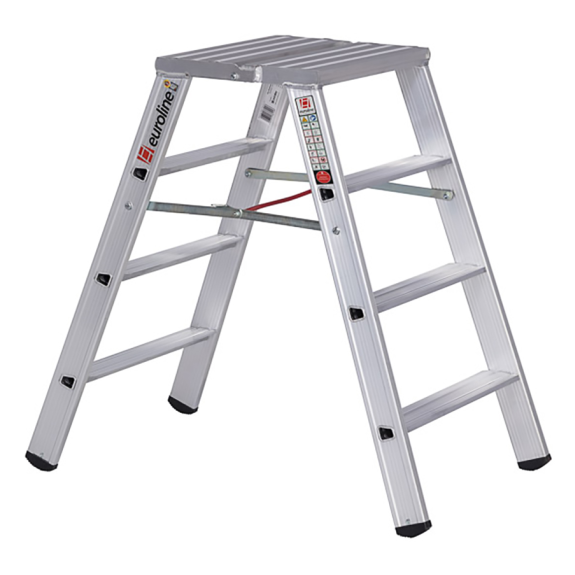 Euroline Premium 30581 Stufenstehleiter breit 2x4 Stufen Euroline Premium 30581 Stufenstehleiter breit 2x4 Stufen-Beschreibung lesen