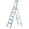 Zarges gebördelte Stufen-Stehleiter R13step S 5 Stufen Zarges gebördelte Stufen-Stehleiter R13step S 5 Stufen
