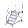 Euroline 514 Anstieg 45° 1000mm Stufenbreite 5 Stufen Alu gerieft