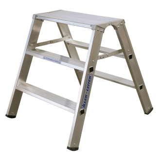 Iller Aluminium Montagebock Arbeitstritt 2x4 Stufen-Beschreibung lesen