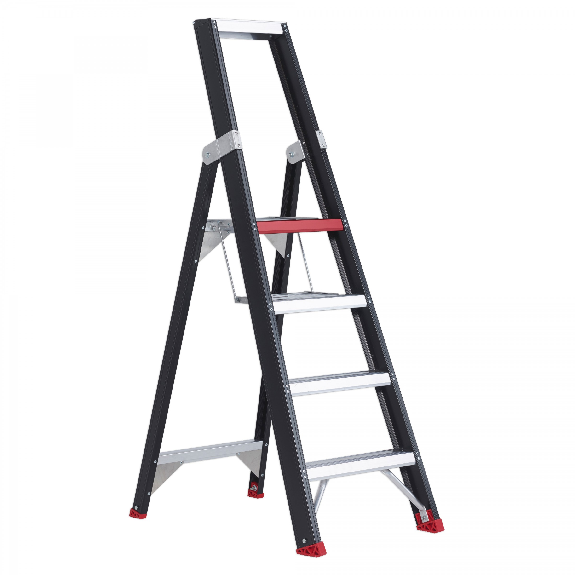 Altrex Taurus einseitig begehbare Stufenstehleiter TGB 4 Stufen-Beschreibung lesen