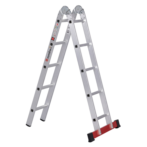 Euroline Premium 317 Klappleiter 2x5 Sprossen Euroline Premium 317 Klappleiter 2x5 Sprossen-Beschreibung lesen