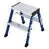 Krause Rolly Klapptritt Blau 2x2 Stufen Krause Rolly Klapptritt Blau 2x2 Stufen