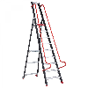 Altrex Taurus Stufenstehleiter mit Rollen TME 9 Stufen
