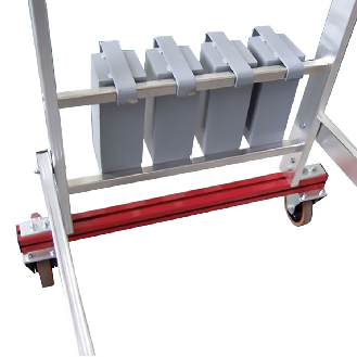 Euroline Premium 32778 Podestleiter fahrbar, klappbar 7 Stufen-Beschreibung lesen