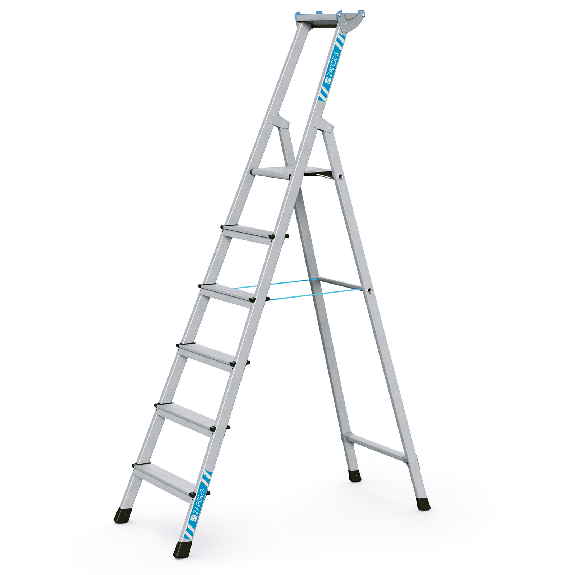Zarges genietete Stehleiter, eloxiert XLstep S 6 Stufen Zarges genietete Stehleiter, eloxiert XLstep S 6 Stufen-Beschreibung lesen