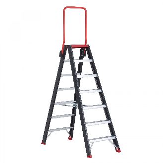 Altrex Taurus beidseitig begehbare Stufenleiter TDO 7 Stufen mit Bügel-Beschreibung lesen