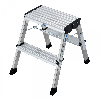 Krause Rolly Klapptritt Alu 2x2 Stufen Krause Rolly Klapptritt Alu 2x2 Stufen