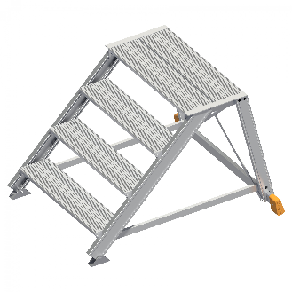 110 Alu Anstieg 80cm breit 4 Stufen-Beschreibung lesen