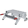 MUNK Arbeitspodest fahrbar Aluminium geriffelt 800mm Stufenbreite 2 Stufen MUNK Arbeitspodest fahrbar Aluminium geriffelt 800mm Stufenbreite 2 Stufen