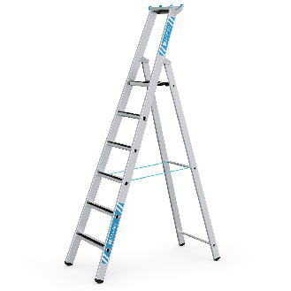Zarges gebördelte Stufen-Stehleiter R13step S 6 Stufen-Beschreibung lesen