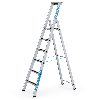 Zarges gebördelte Stufen-Stehleiter R13step S 6 Stufen