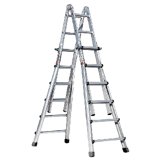 Euroline Premium 31601 Vario-Klappleiter 4x6 Sprossen-Beschreibung lesen