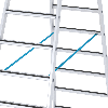 Zarges gebördelte Stufen-Stehleiter R13step-B eloxiert 2x16 Stufen Zarges gebördelte Stufen-Stehleiter R13step-B eloxiert 2x16 Stufen