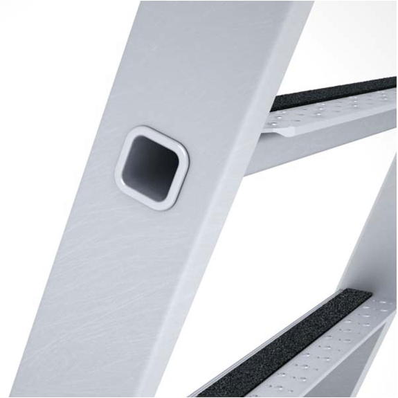 Zarges gebördelte Stufen-Stehleiter R13step-B eloxiert 2x16 Stufen Zarges gebördelte Stufen-Stehleiter R13step-B eloxiert 2x16 Stufen-Beschreibung lesen