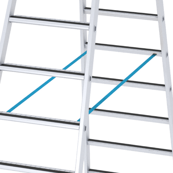 Zarges gebördelte Stufen-Stehleiter R13step-B eloxiert 2x16 Stufen Zarges gebördelte Stufen-Stehleiter R13step-B eloxiert 2x16 Stufen-Beschreibung lesen