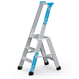 Zarges Stehleiter Seventec S mit Sicherheitsplattform 3 Stufen-Beschreibung lesen