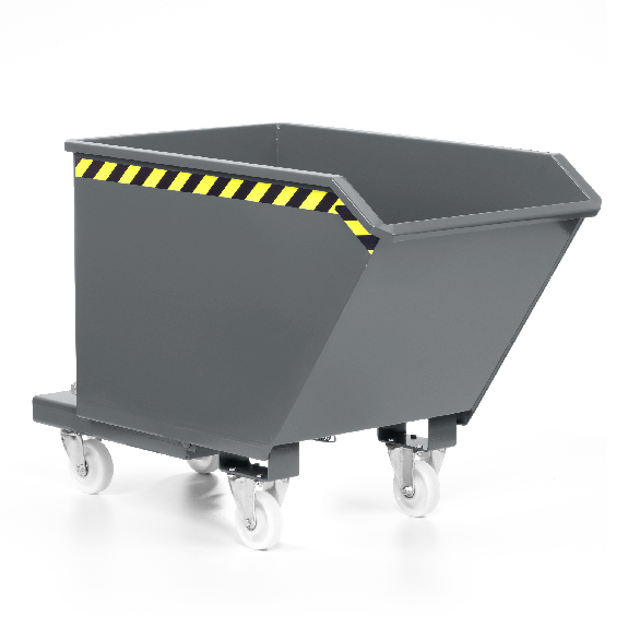 R+R Industrietechnik Universalkipper Typ RUK-100 1240x1620x1240mm 1000dm³ RAL 7005 Mausgrau R+R Industrietechnik Universalkipper Typ RUK-100 1240x1620x1240mm 1000dm³ RAL 7005 Mausgrau-Beschreibung lesen