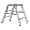 Euroline Premium 30581 Stufenstehleiter breit 2x3 Stufen Euroline Premium 30581 Stufenstehleiter breit 2x3 Stufen