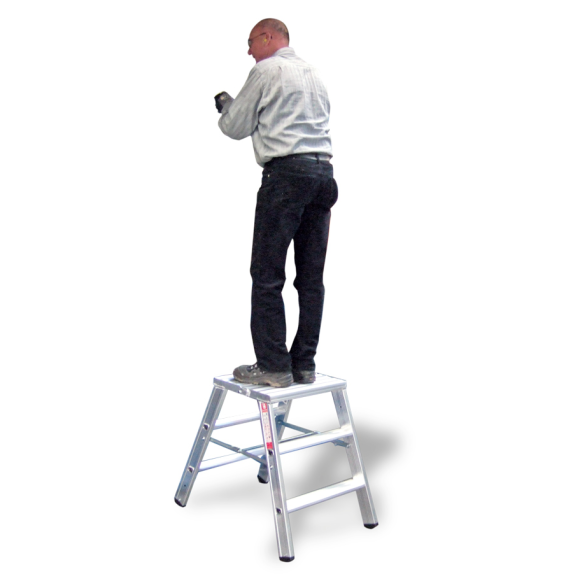 Euroline Premium 30581 Stufenstehleiter breit 2x3 Stufen-Beschreibung lesen