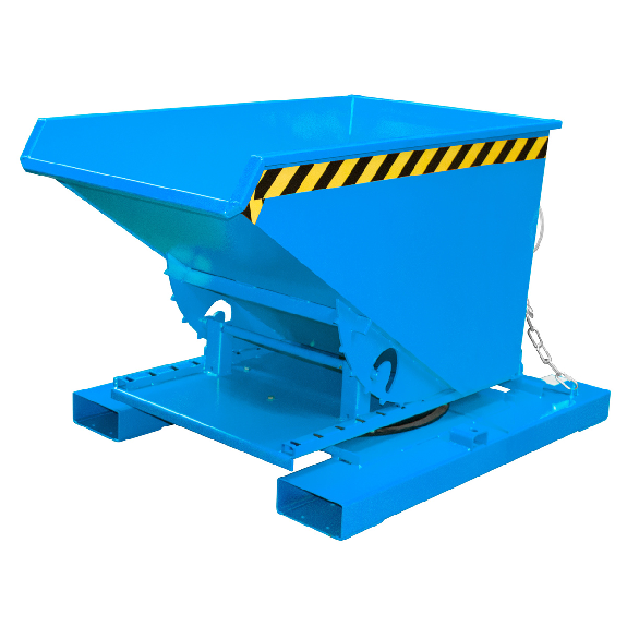 Conteneur basculant Bauer 3S 300, peint, bleu clair-Leggi tutto
