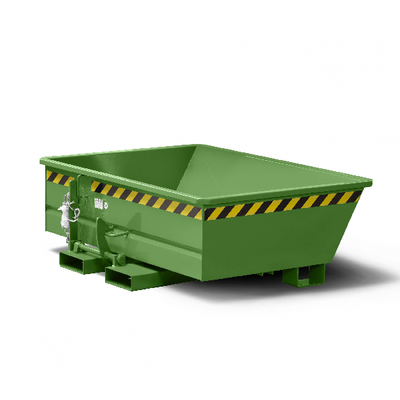 RR Industrietechnik Minikipper Typ RMI-15 675x1075x450mm 150dm³ RAL 6011 Resedagrün-Beschreibung lesen