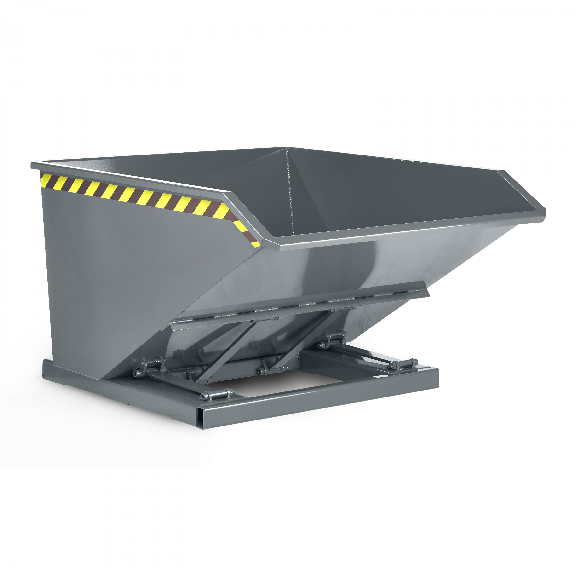 RR Industrietechnik Muldenkipper Typ RTK-100 1580x1450x780mm 1000dm³ RAL 7005 Mausgrau-Beschreibung lesen