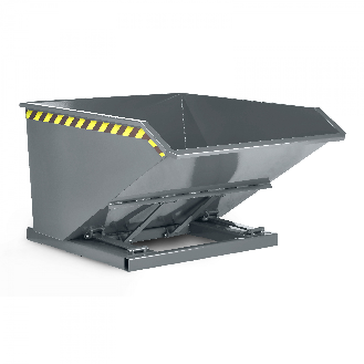 RR Industrietechnik Muldenkipper Typ RTK-100 1580x1450x780mm 1000dm³ RAL 7005 Mausgrau-Beschreibung lesen