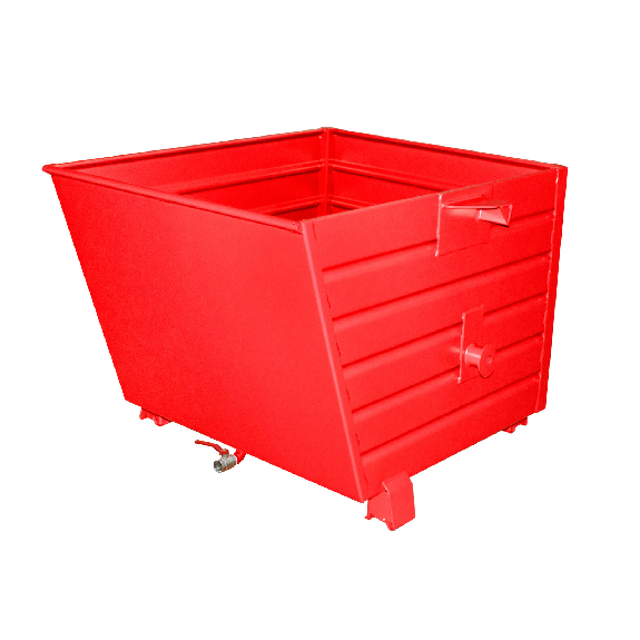 Bauer Späne-Stapelkipper BSS 90, lackiert, Feuerrot Bauer Späne-Stapelkipper BSS 90, lackiert, Feuerrot-Beschreibung lesen