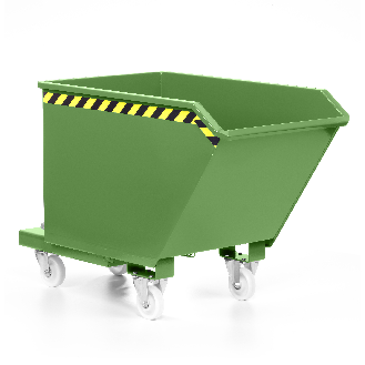 R+R Industrietechnik Universalkipper Typ RUK-125 1130x1570x980mm 1250dm³ RAL 6011 Resedagrün-Beschreibung lesen