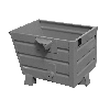 Bauer Späne-Stapelkipper BSS 30, lackiert, Mausgrau Bauer Späne-Stapelkipper BSS 30, lackiert, Mausgrau