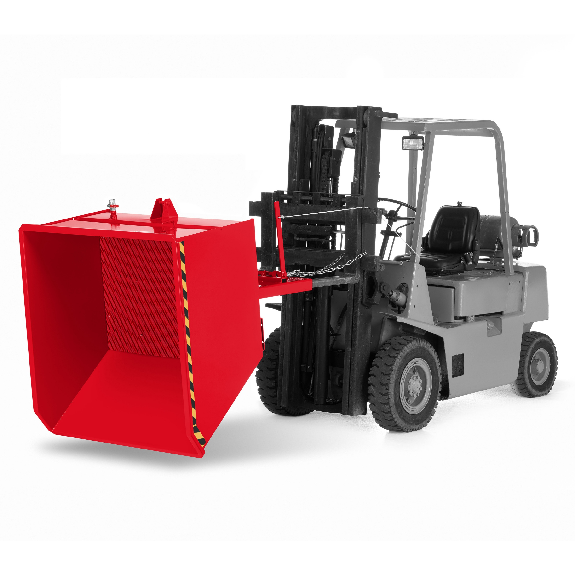 RR Industrietechnik Spänekipper Typ RUK-S 1330x1570x980mm 1500dm³ RAL 3000 Feuerrot-Beschreibung lesen