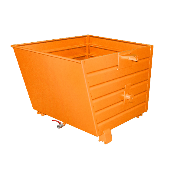 Bauer Späne-Stapelkipper BSS 90, lackiert, Gelborange Bauer Späne-Stapelkipper BSS 90, lackiert, Gelborange-Beschreibung lesen